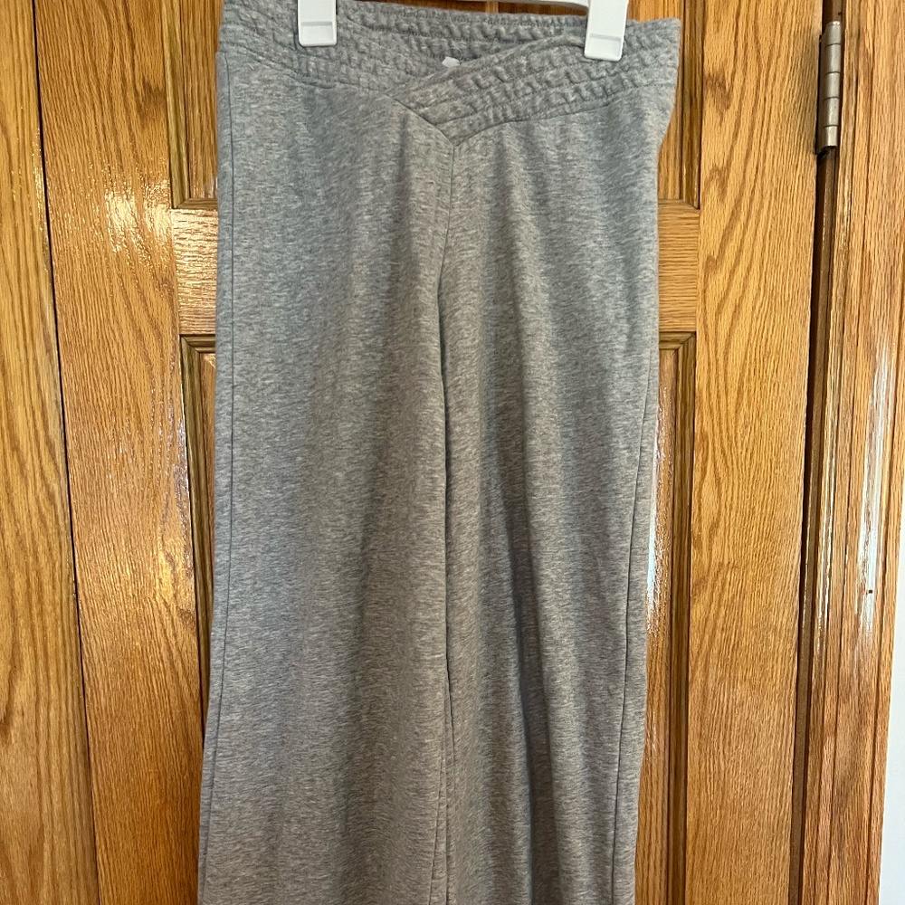 Urban Outfitters criss cross wide leg sweat